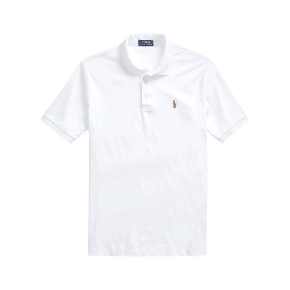 Polo Ralph Lauren Mens Classic-Fit Soft Cotton Polo Shirt XXL White - NWT